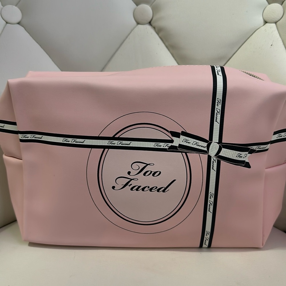 Very Large Too Faced Large Cosmetic Bag
